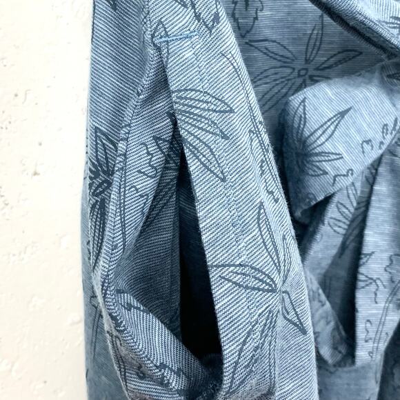 Toad&Co Womens Cue Wrap Short Sleeve Dress Pockets Blue Floral Print Size Small - Picture 8 of 10